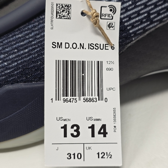 Adidas D.O.N. Issue 6 Navy White Basketball Sneakers JP5404 Men\'s Size 13 New main image 2